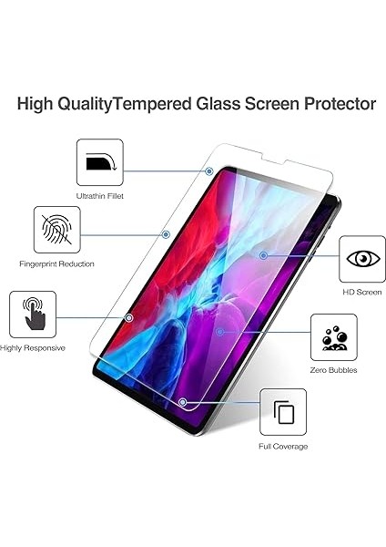 Huawei Honor Pad 9 ile Uyumlu Temperli Cam 1 Adet Ekran Koruyucu Film Guard Honor Pad 9 Için Cam modelleri