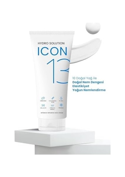 Procsın Hydro Solution Icon Firming Krem, Anti-Selülit & Çatlak Karşıtı, Cilt Sıkılaştırıcı & Yoğun Onarıcı Bakım, 175 ml