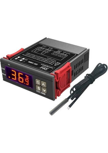 - Dijital Termostat - Kuluçka Termostatı - STC-1000 220V Dijital Termostat - STC-1000 Dijital Sıcaklık Kontrol Cihazı