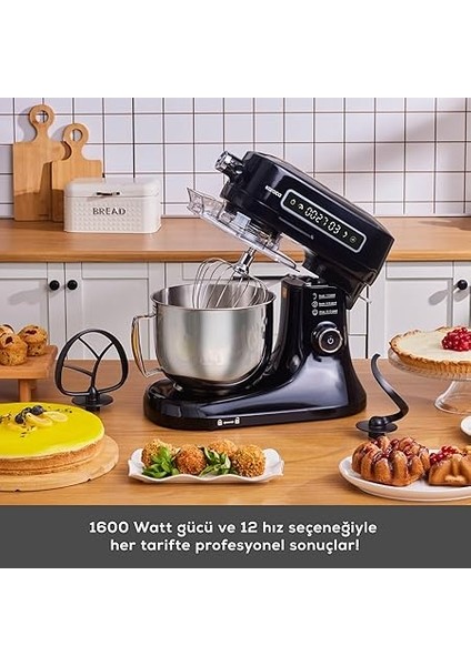 Pro Artisan Dijital Ekran Zaman Ayarlı Döküm Mutfak Şefi 1600W Black fiyatları