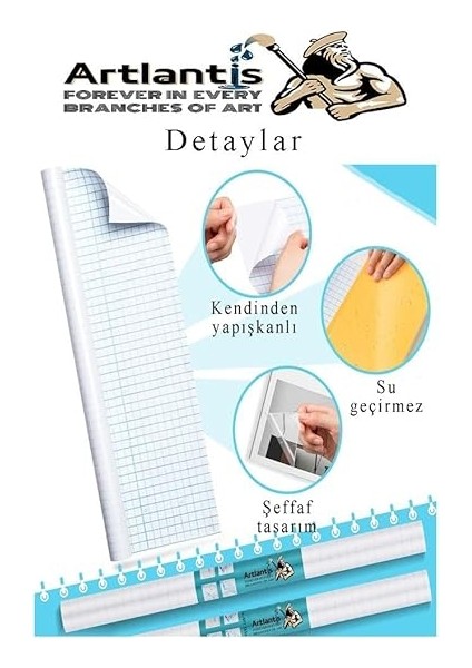 Asetat Şeffaf Folyo 45X2M modelleri