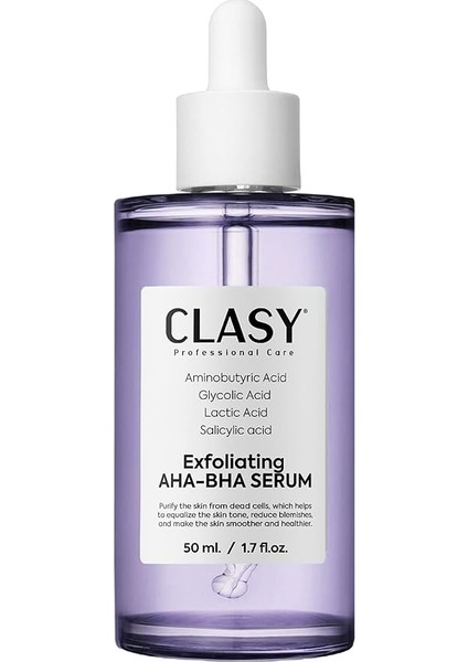 Cilt Tonu Eşitleyici Peeling Serum – Aha Bha Eksfoliyan & Gözenek Temizleyici | Salisilik Asit & Glikolik Asit ile Aydınlatıcı, Anti-Aging Cilt Bakımı, 50 ml