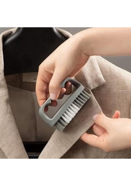 Buffer® Tutamaçlı Plastik Pratik Tırnak ve Kıyafet Yaka Temizlik Fırçası- TP-113