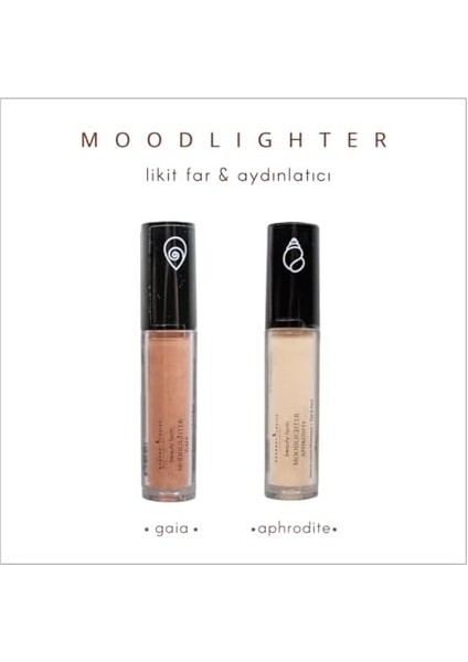 Gourmet Ladies Gaia Moodlighter Natural Liquid Illuminator Eye & Face -%100 Vegan Likit Far & Aydınlatıcı