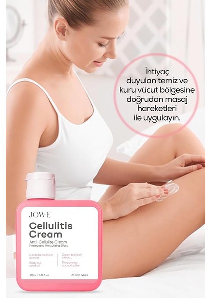 JOWE 100 ml Sıkılaştırıcı ve Nemlendirici Selülit Kremi Tüm Cilt Tipleri İçin Etkili fırsatları