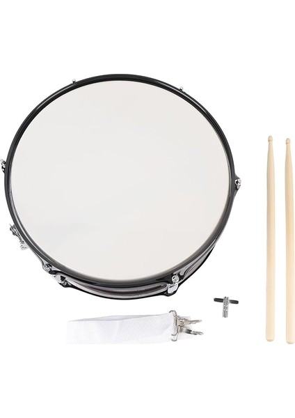 Trampet, Mavi Şeffaf Polyester Davuluna Sahip Profesyonel Şarap Kırmızı Metal Kabuk Davulu, Özellikle Profesyoneller Için Herhangi Bir Seviyedeki Davulcular Için Uygun