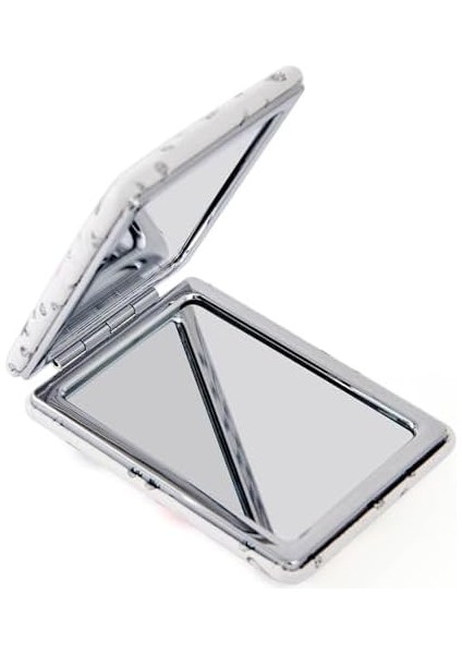 Promosyonca Aşk Temalı Cep Aynası, Kalp ve Love Desenli fiyatları