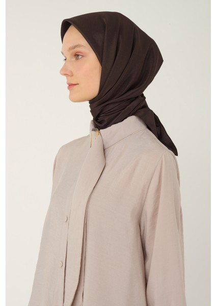 Soft Kraş Eşarp Acı Kahve