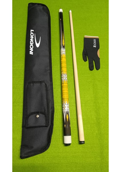 Bilardo Istaka Çantası Seti Bilardo Istakası Universal Istaka Sarı