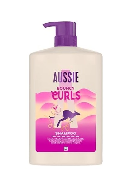 Aussie Bouncy Curls Dalgalı ve Kıvırcık Saçları Arındıran ve Nemlendiren Şampuan 1000ML modelleri