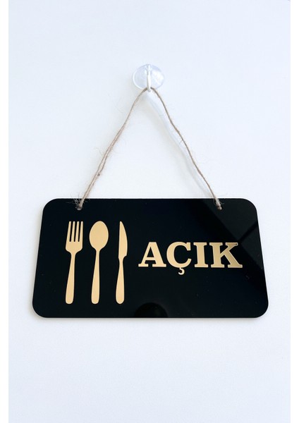 Restoranlar ve Lokantalar İçin Açık / Kapalı Kapı Tabelası