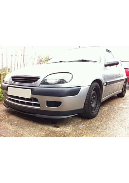 Cıtroen Saxo Uyumlu Evrensel Universal 3 Parça Cupra Kupra Ön Ek Tampon Dili Lip Esnek Karlık modelleri