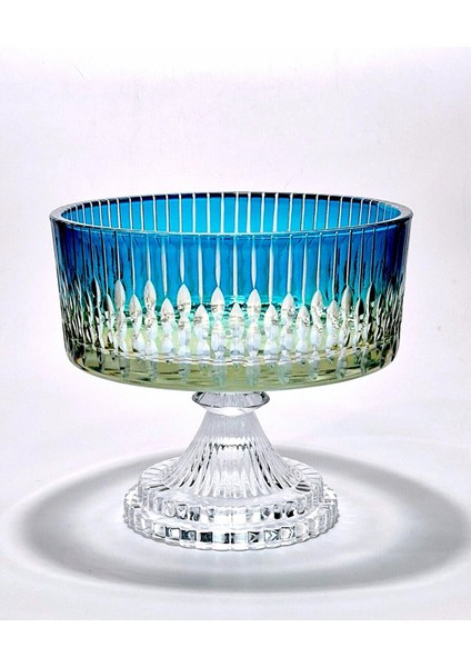 Kristal Kesme Damla Dekor El Işçiliği Cam Kase modelleri