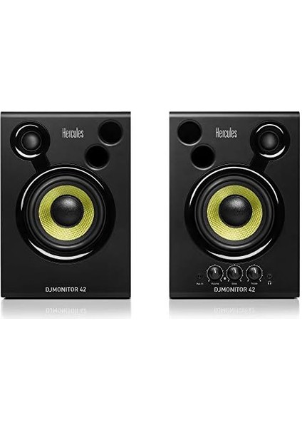 Djmonitor 42 – Profesyonel 2 Yönlü Aktif Dj Monitörleri, 4.5” Hoparlörlerle Studio ve Dj Kullanımı Için modelleri