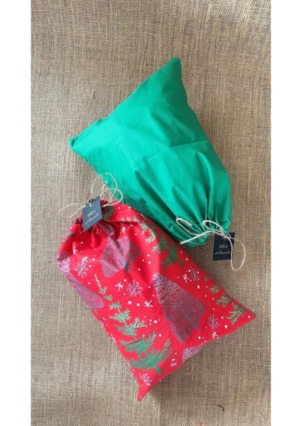 Alamode Yılbaşı Özel ve Yeşil Hediye Kesesi