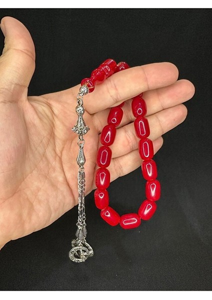 Efe Maskot Tesbih Çubuk Kehribar Renkli Kırmızı Renk 16MMX11MM T-577 fırsatları