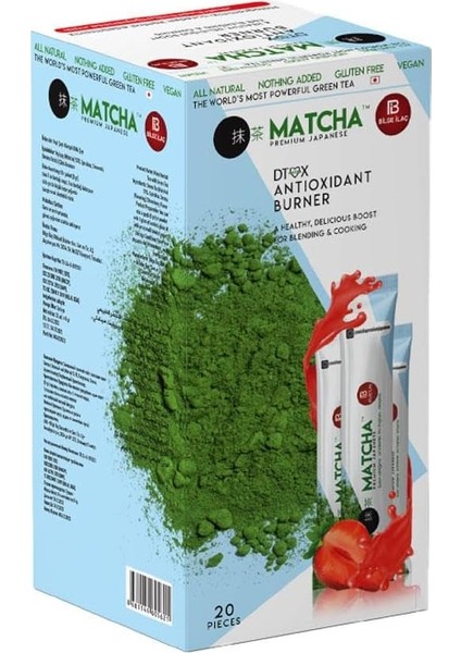 Matcha Premium Japanese Toz Maça Çayı 20 x 10 G modelleri