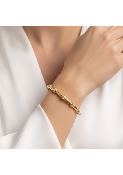 Kemik Model 14 Ayar Altın Kelepçe fiyatları