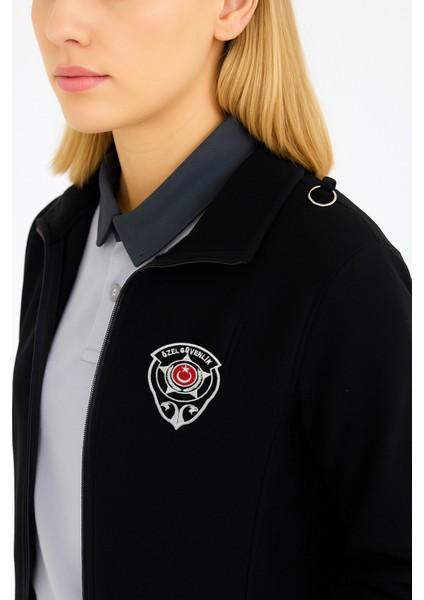 Nakış Işlemeli Kalın Polar Kadın 2 Cepli Özel Güvenlik Poları modelleri