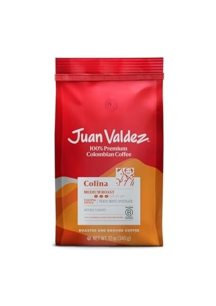 Juan Valdez Colina Dengeli Çekirdek Kahve, Premium Selection, Caracolito, 454G fiyatları