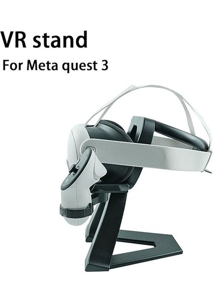 Quest 3/pro Vr Kulaklık Masa Standı Ekran Tutucu ve Denetleyici Desteği (Siyah) modelleri