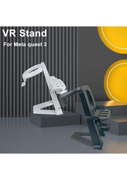Quest 3/pro Vr Kulaklık Masa Standı Ekran Tutucu ve Denetleyici Desteği (Siyah) fırsatları