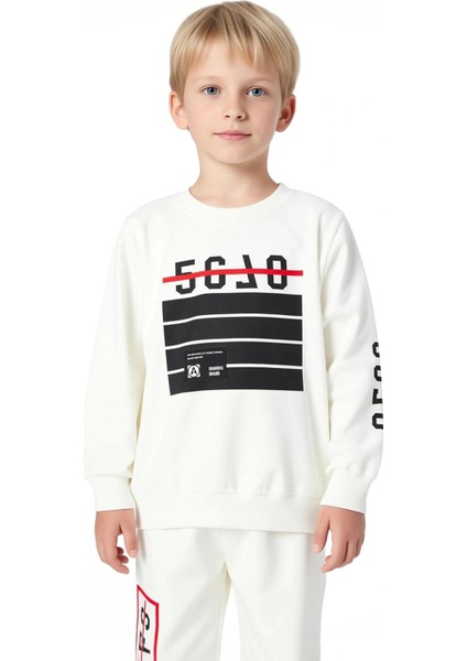 Erkek Çocuk Grafik Baskılı Ince Örme Mevsimlik Takım Kaliteli Şık Rahat Günlük indirimleri