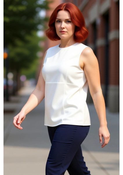 Zarif Kolsuz V Yaka Dokuma Bluz Şıklık ve Konforu Bir Arada Sunan Büyük Beden Seçenek Kaliteli