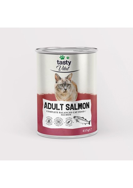 Somonlu Yetişkin Kedi Konserve 415 gr