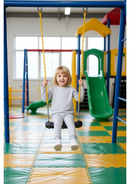 Kız Çocuk Regular Fit Uzun Kollu Üst ve Ribana Bel Detaylı Tayt Takımı Kaliteli Şık Rahat