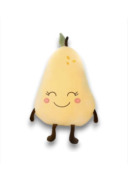 Sevimli Meyve Armut Peluş Oyuncak Hediyelik Uyku Arkadaşı 30 cm