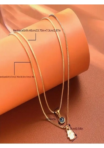 Gümüş Rengi Nazar Boncuklu Kolye indirimleri