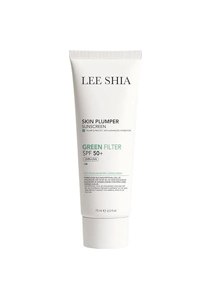 Lee Shia Cilt Dolgunlaştırıcı 50+ Spf Güneş Kremi - 75 ml (Cica, Hyalüronik Asit, Niasinamid)
