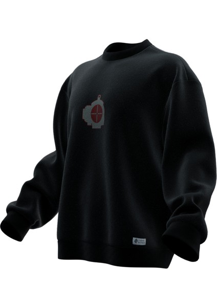 Güvende Kal Tasarımlı Rahat Kalıp Unisex Sweatshirt fiyatları