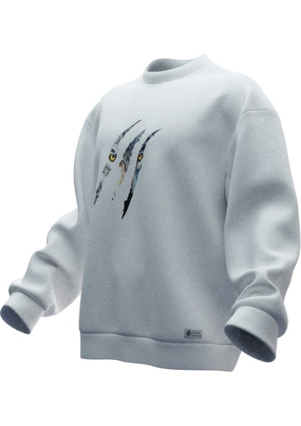 Kurt Pençesi Baskılı Oversıze Sweatshırt (Unısex) fiyatları
