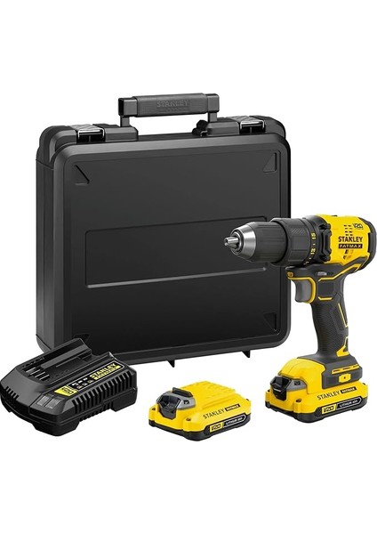 18V 1.5AH V20 Çift Akülü Kömürsüz Darbesiz Matkap