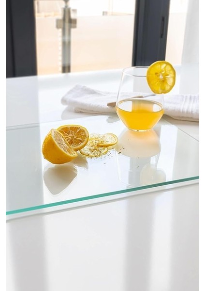 Cam Kesme Tahtası ve Sunum Tablası Natural Saydam 20 x 30 cm fırsatları