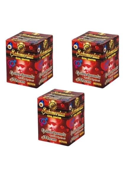 Macun 3 Adet 240 gr Ballı Bitkisel Macun