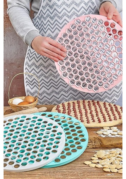 Kitchen Pratik Mantı Yapma Aparatı - Mantı Hamur Kesme Aparatı Mantı Kalıbı 32 cm