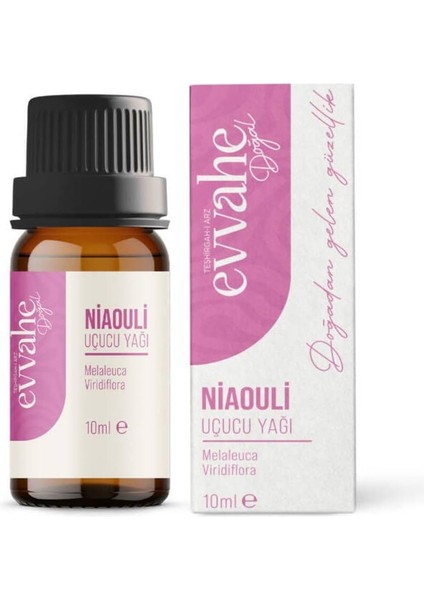 Evvahe Doğal Niaouli, Yağı, 10ML, (%100, Saf, Uçucu, Yağ)