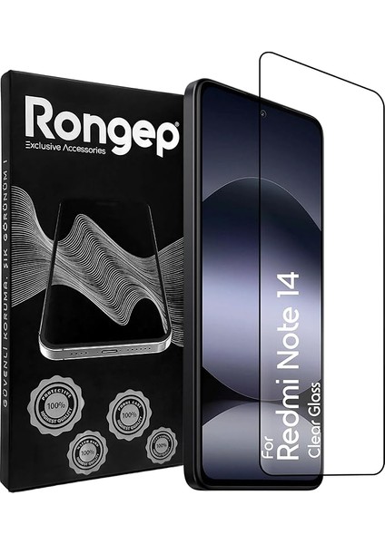 Redmi Note 14 Için Ekran Koruyucu 9h Sertlikte Anti-Static Temperli Cam Görüntü Kalitesini ve Dokunmatiği Etkilemeyen Çizilme ve Darbelere Karşı Ekranı Kaplayan Premium Redmi Note 14 Koruma