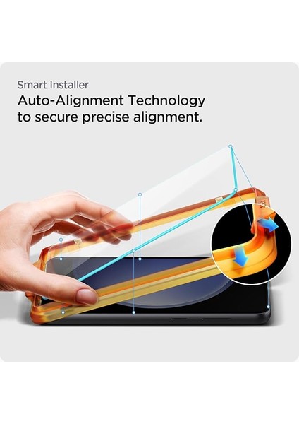 Galaxy S23 Fe ile Uyumlu Cam Ekran Koruyucu Kolay Kurulum Glas.tr Alignmaster (2 Adet) - AGL06986 modelleri