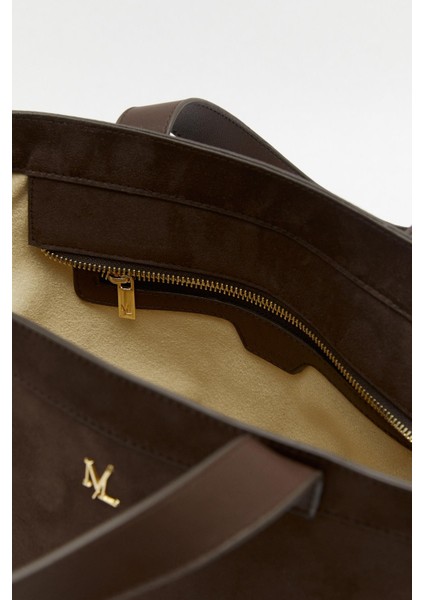 City Süet Çanta Kahverengi fırsatları