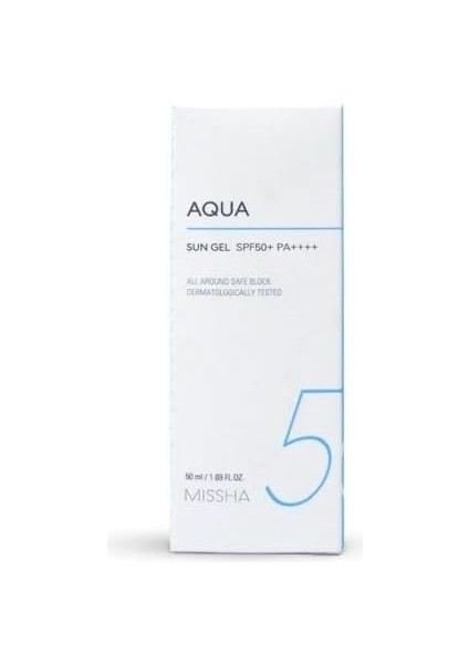 Mıssha Su Bazlı Güneş Koruyucu Nemlendirici Jel All Around Safe Block Aqua Sun Gel SPF50 Pa 50 Mililitre fiyatları
