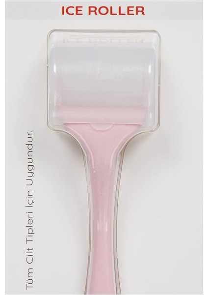 Cilt Sıkılaştırıcı Pembe Ice Roller Yüz Masaj Aleti fırsatları