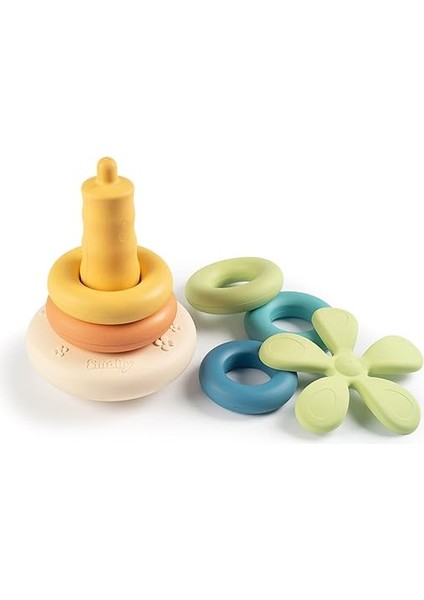 181202, S.green Roly Poly Piramid Oyuncak, 5 Renkli, Geri Dönüştürülebilir, Eğitici ve Öğretici modelleri