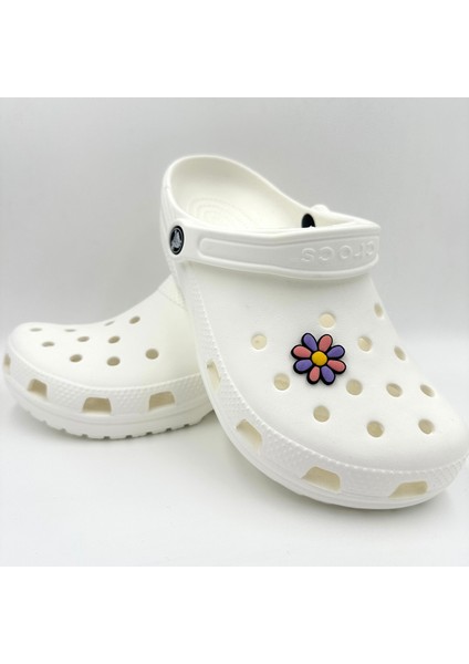 Terlik Süsü ve Aksesuarı , Çanta Süsü – Jibbitz 3D Renkli Papatya Logo Aksesuar modelleri