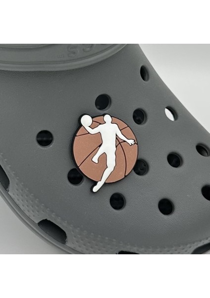 Terlik Süsü ve Aksesuarı , Çanta Süsü – Renkli Jibbitz Jordn Basket Görselli Figür Aksesuarı