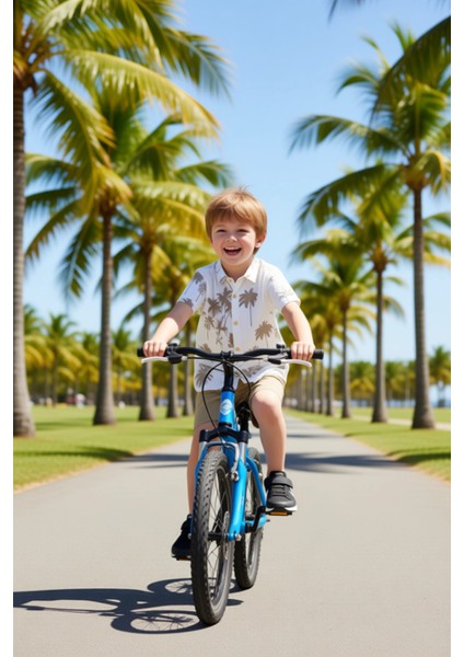 Erkek Çocuk Yazlık Tropikal Baskılı Gömlek ve Şort Kombinasyonu Kaliteli Şık Rahat fırsatları