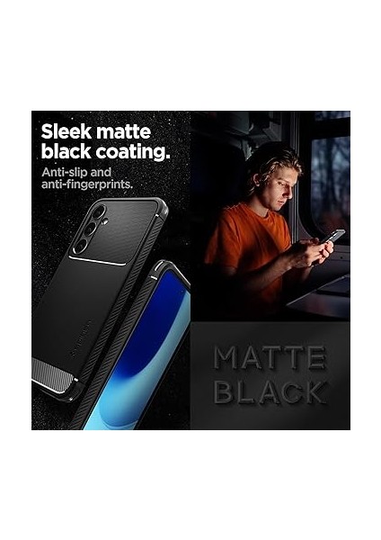 Galaxy S23 Fe ile Uyumlu Kılıf Rugged Armor Matte Black - ACS06376 fırsatları